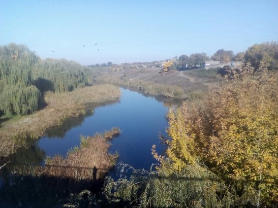 Вид на річку Плетений Ташлик у Новоукраїнці